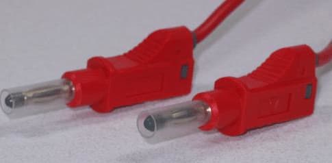 Cal Test CT2151 Stacking Banana Plug Test Lead Series, Red