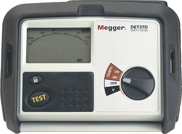 Megger DET3TD Digital Three Pole Earth Testing Kit