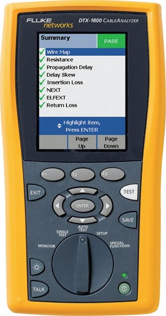 Fluke DTX-1800-MSO120/GLD