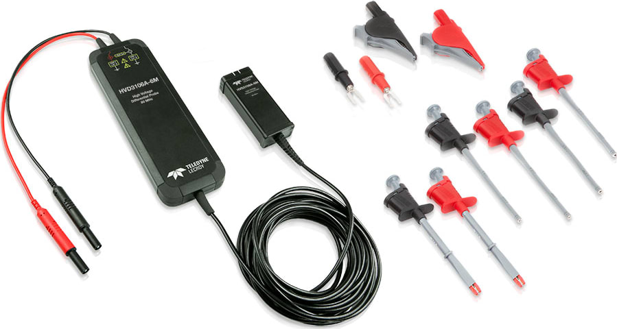Teledyne LeCroy HVD3106A-6M 1 kV, 80 MHz High Voltage Differential Probe with 6m Cable