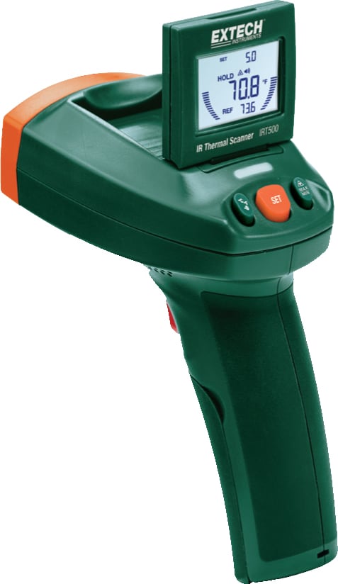 Extech IRT500 500�F (260�C) 20:1 Dual Laser IR Thermal Scanner