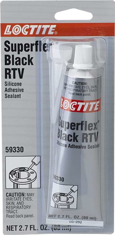 Loctite Superflex Black RTV Silicone Adhesive Sealant, 59330