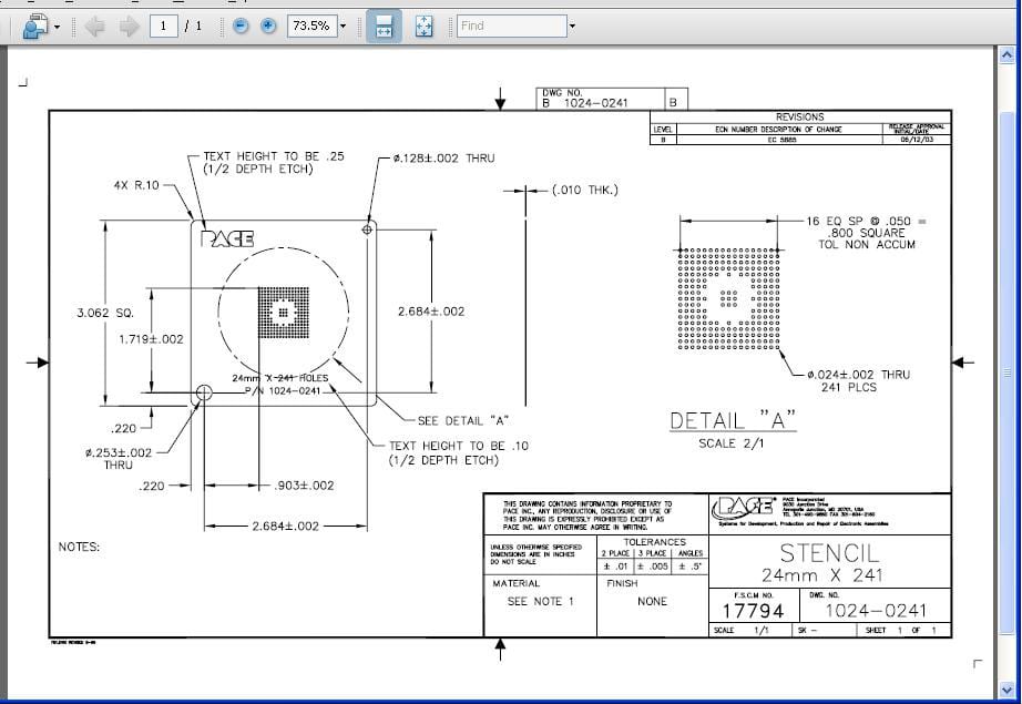 Pace 6993-0241-P1 Image