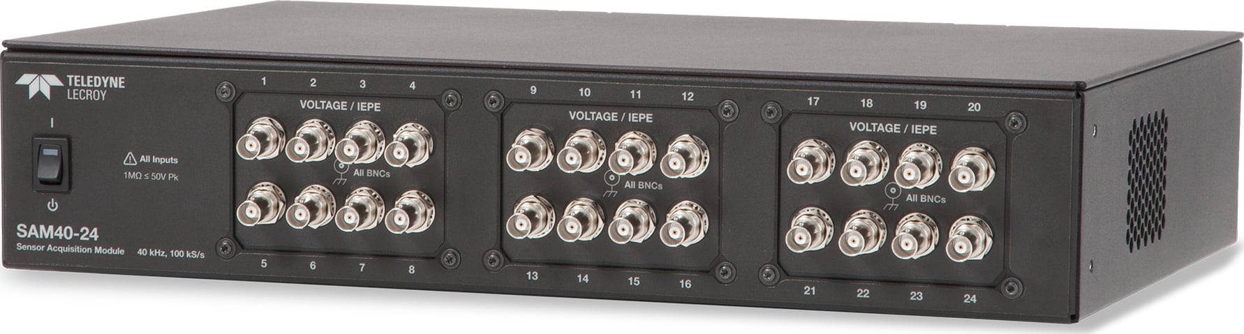 LeCroy SAM40-24 Sensor Acquisition Module, 24 Input Channels, 40 kHz Bandwidth