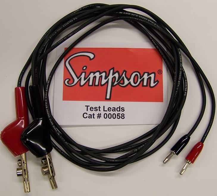 simpson 00058 Test Lead Set Telecom 5-Way
