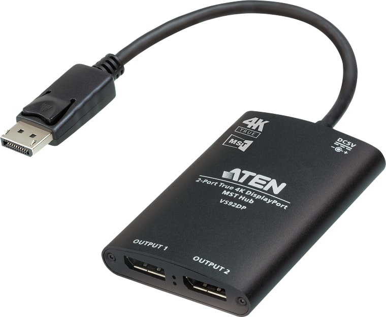 Aten VS92DP - 2-Port True 4K DisplayPort MST Hub