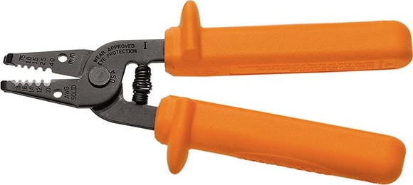 Klein Tools 11045-INS Wire Stripper/Cutter, Insulated, 10-18 AWG Solid