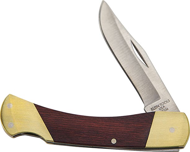 Klein Tools 44036 Sportsman Knife 2-3/8" (60 mm) Stainless Steel Sharp Point Blade