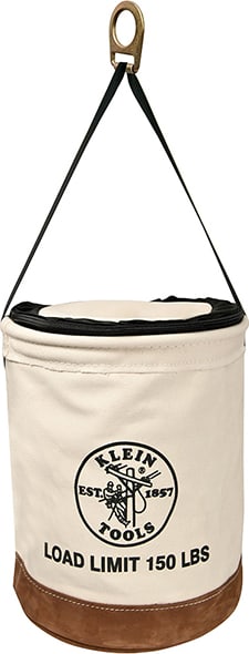 Klein Tools 5104CLR22 Heavy Duty Top Closing Bucket, 22" (559 mm)