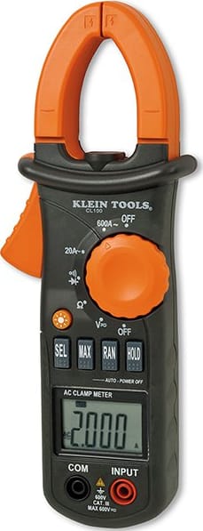 Klein Tools CL100 600A AC Clamp Meter