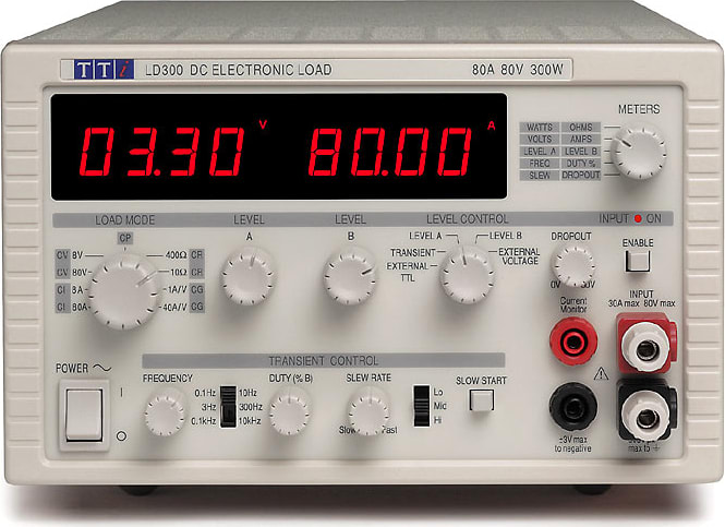 TTi LD300  Electronic DC Load - 80A, 80V, 300/320 watts