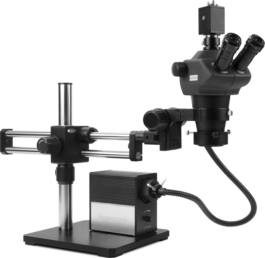 Scienscope NZPK9ANESD ESD Safe NZ Stereo Zoom Trinocular Body on