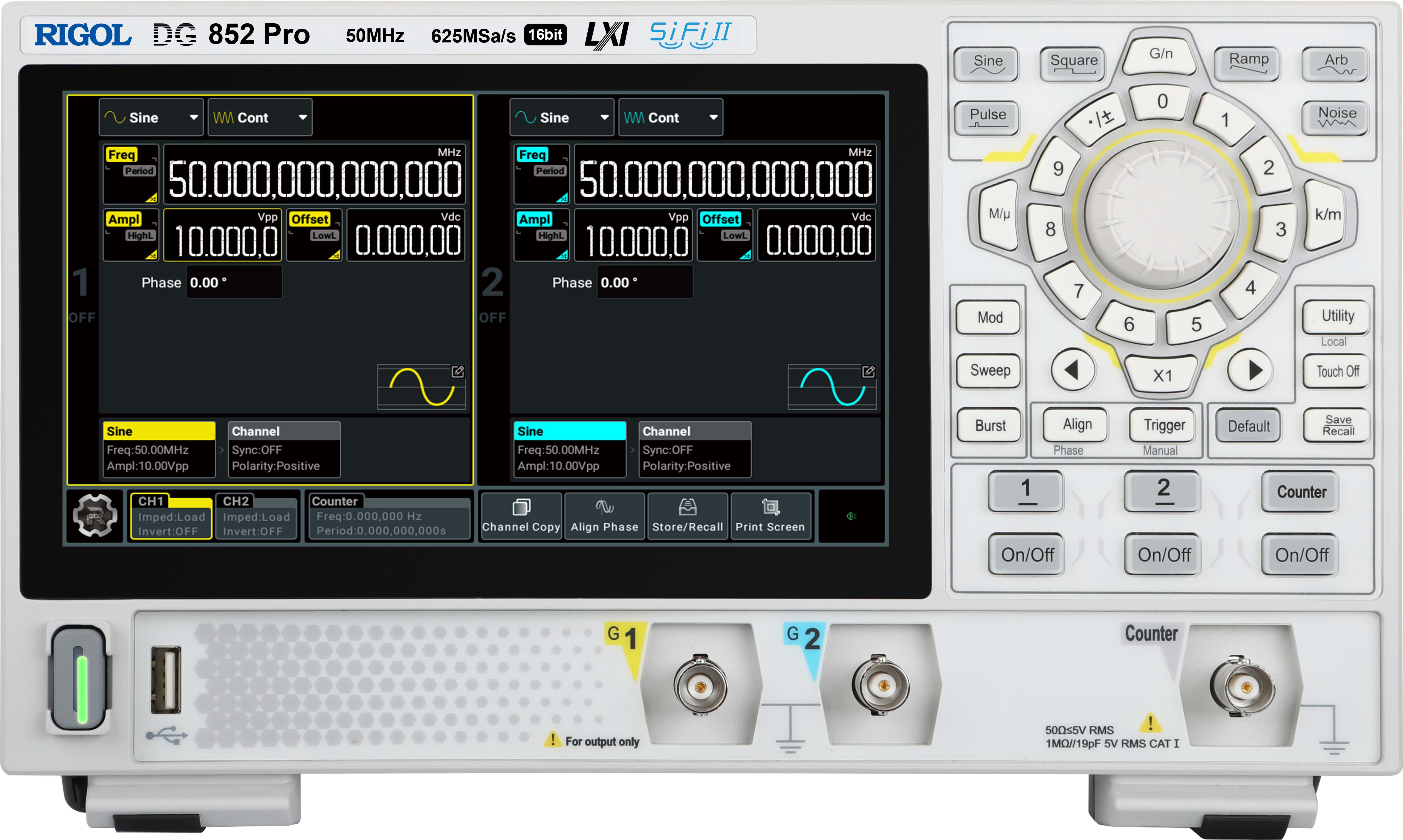 Rigol_DG852_Pro_front