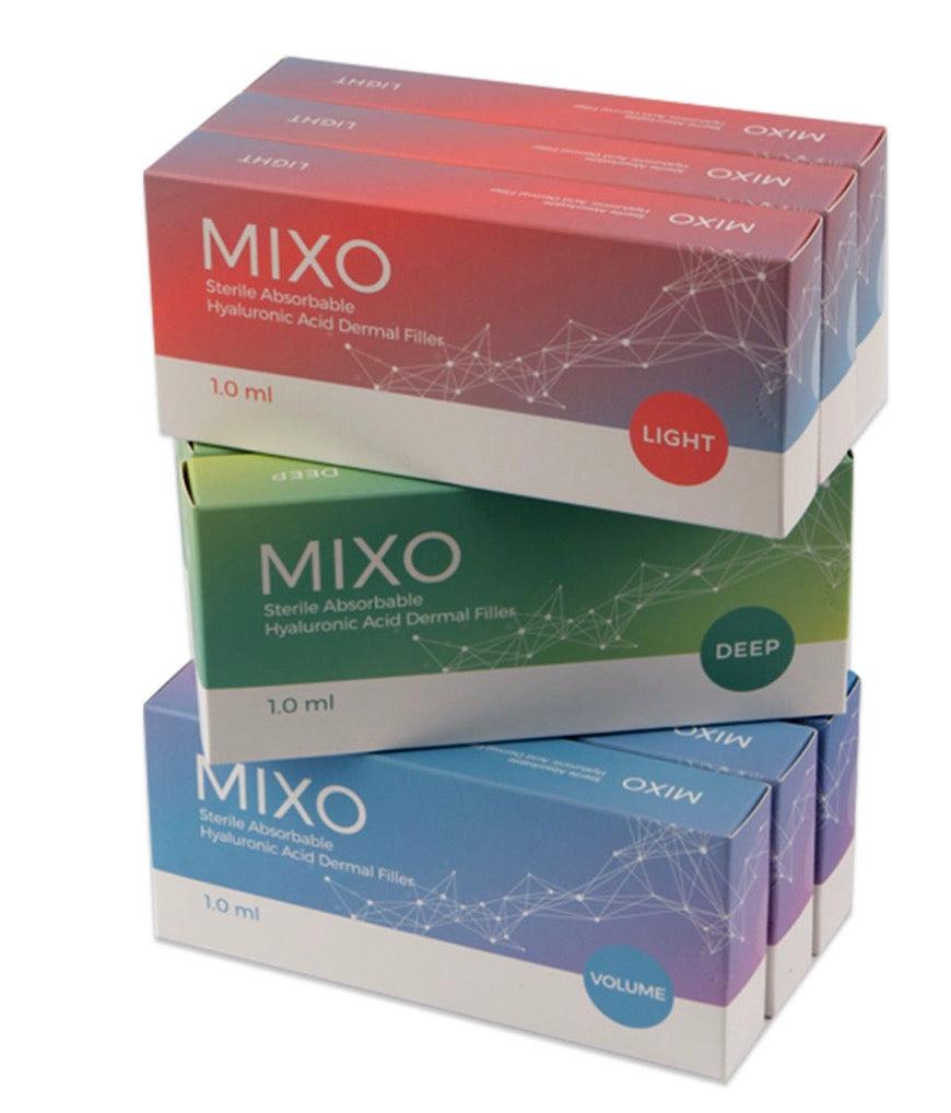 MIXO dermal filler packaging