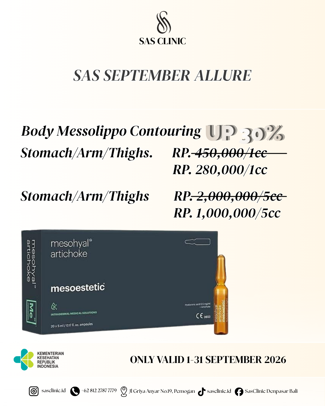 Mesolipo Treatment - september promo 2 of 2