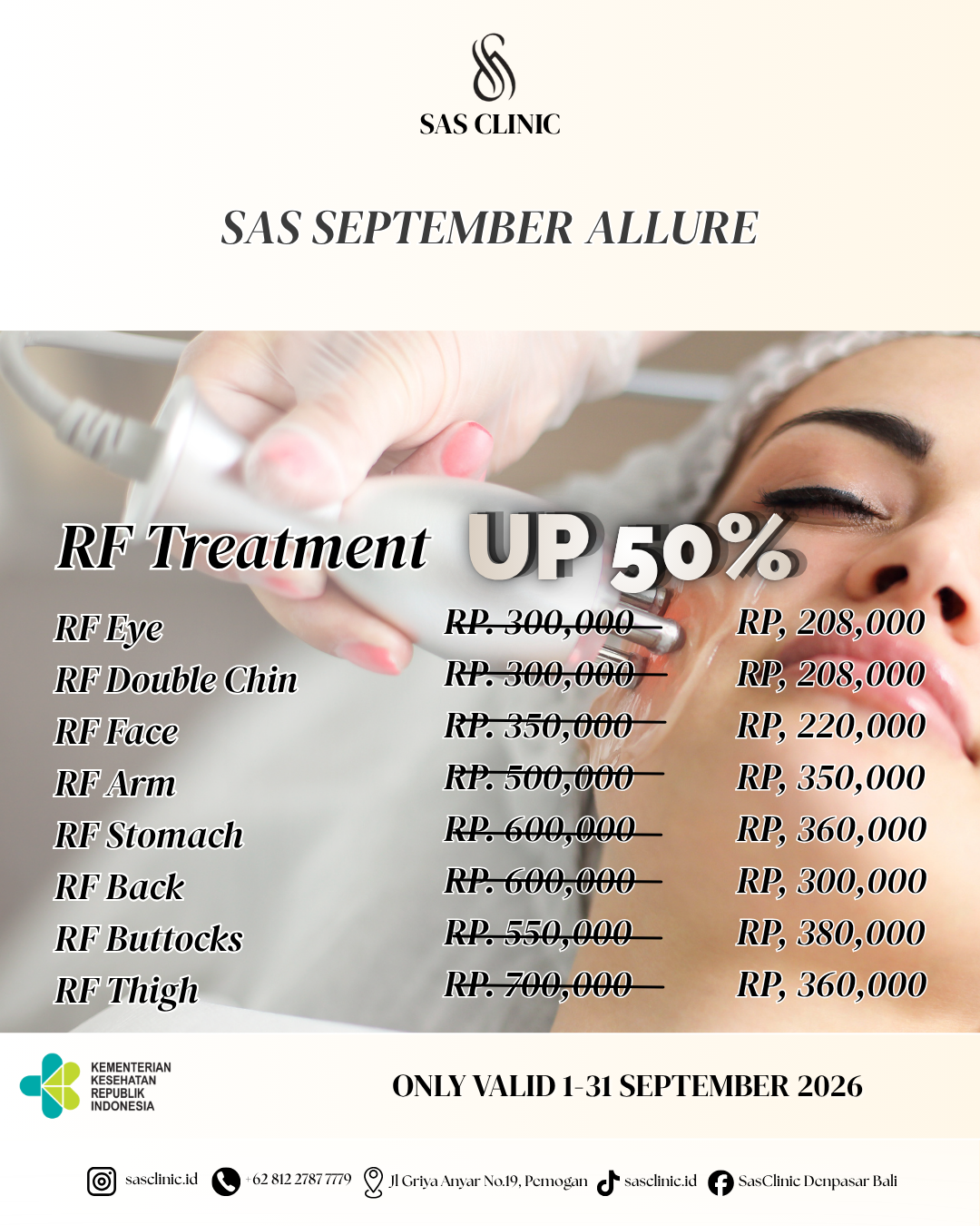 RF Treatment - september promo 1 of 1