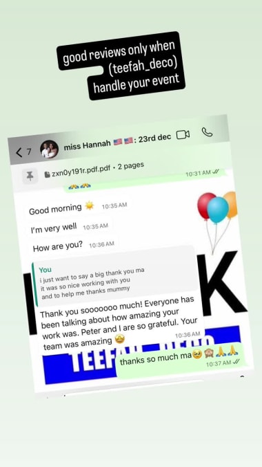 Client review