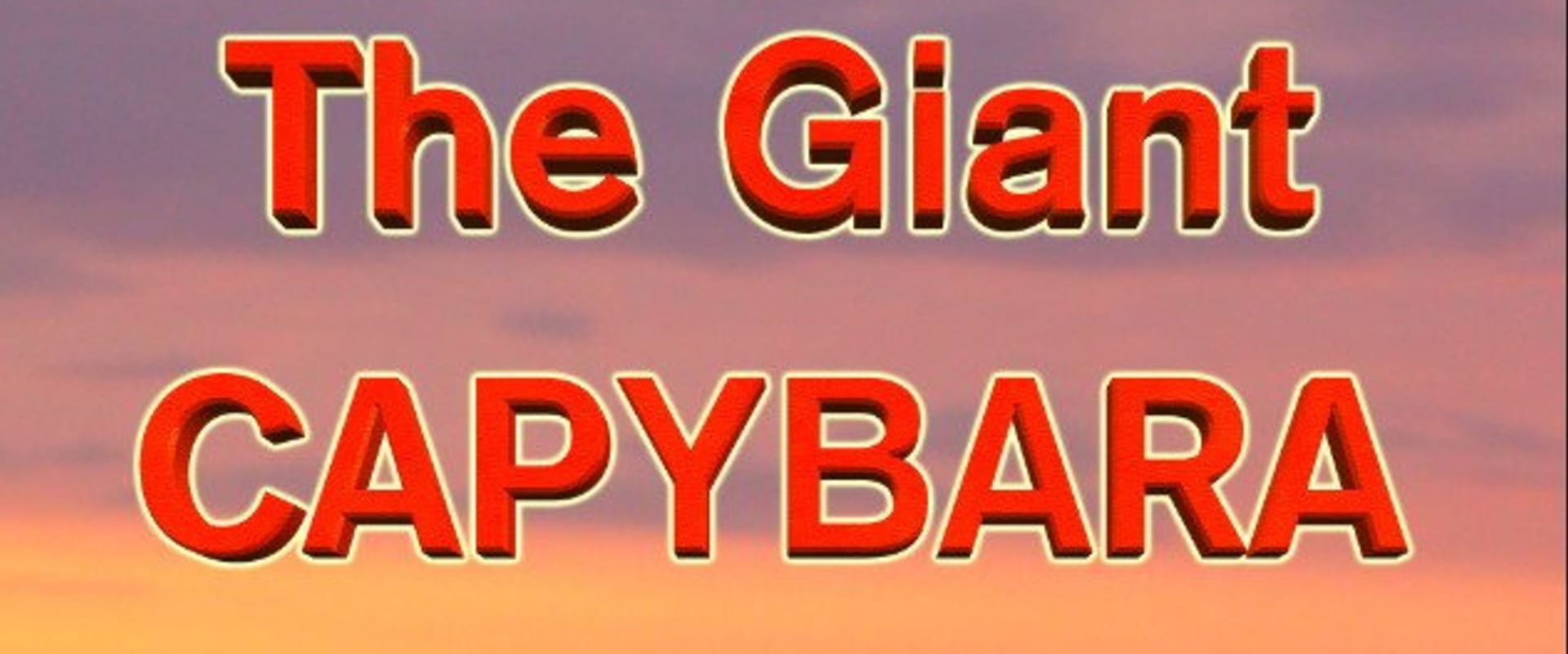 Documentary backdrop image for The Giant Capybara (1995)