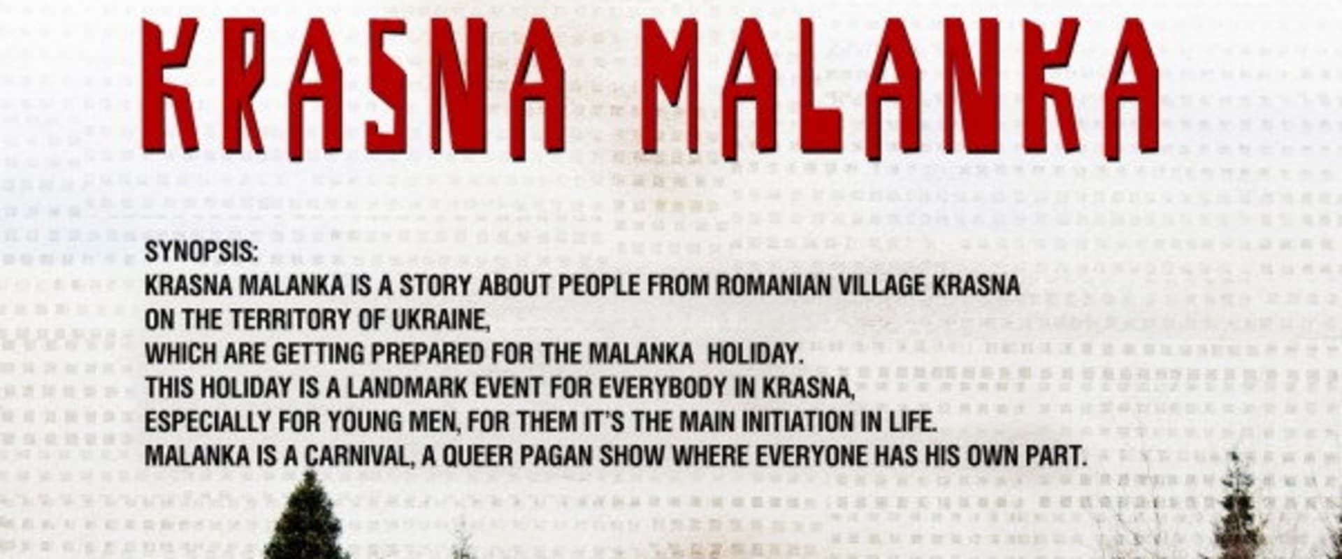 Documentary backdrop image for Krasna Malanka (2013)