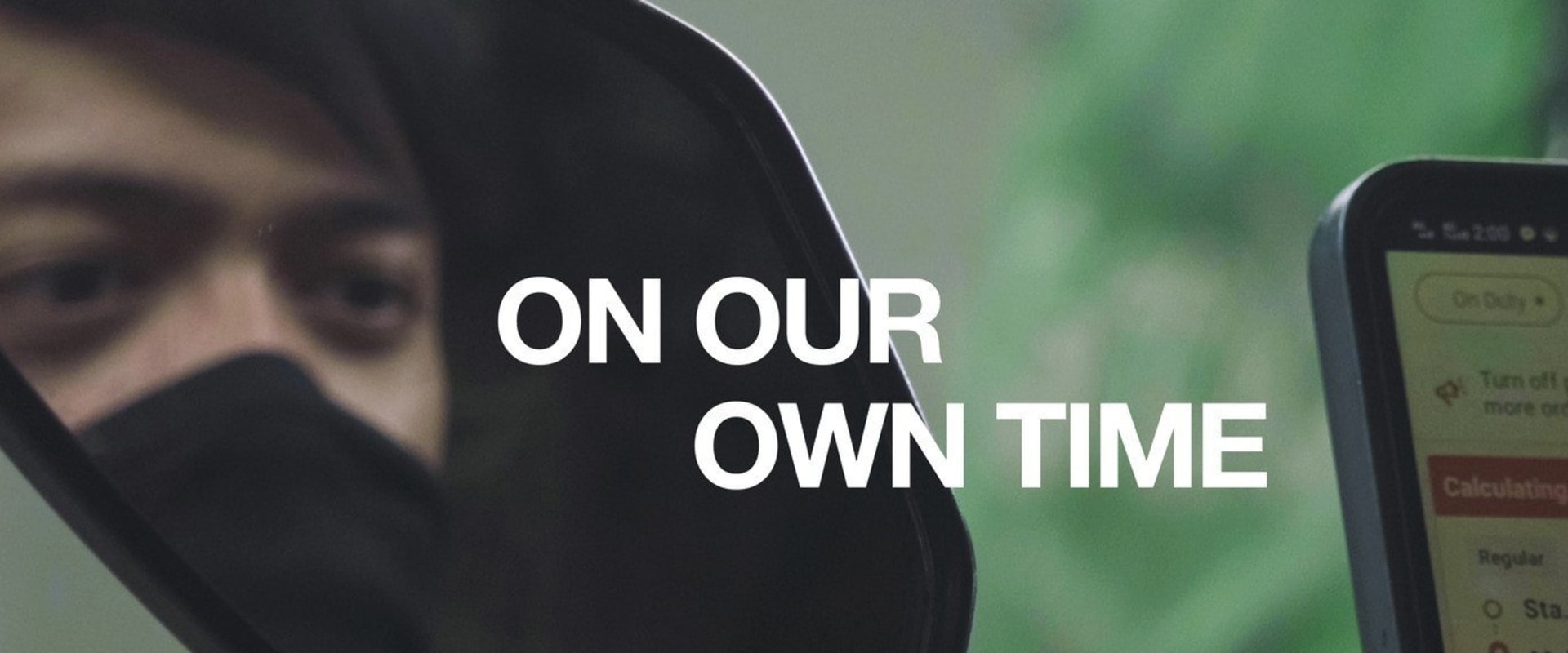Documentary backdrop image for On Our Own Time (2023)