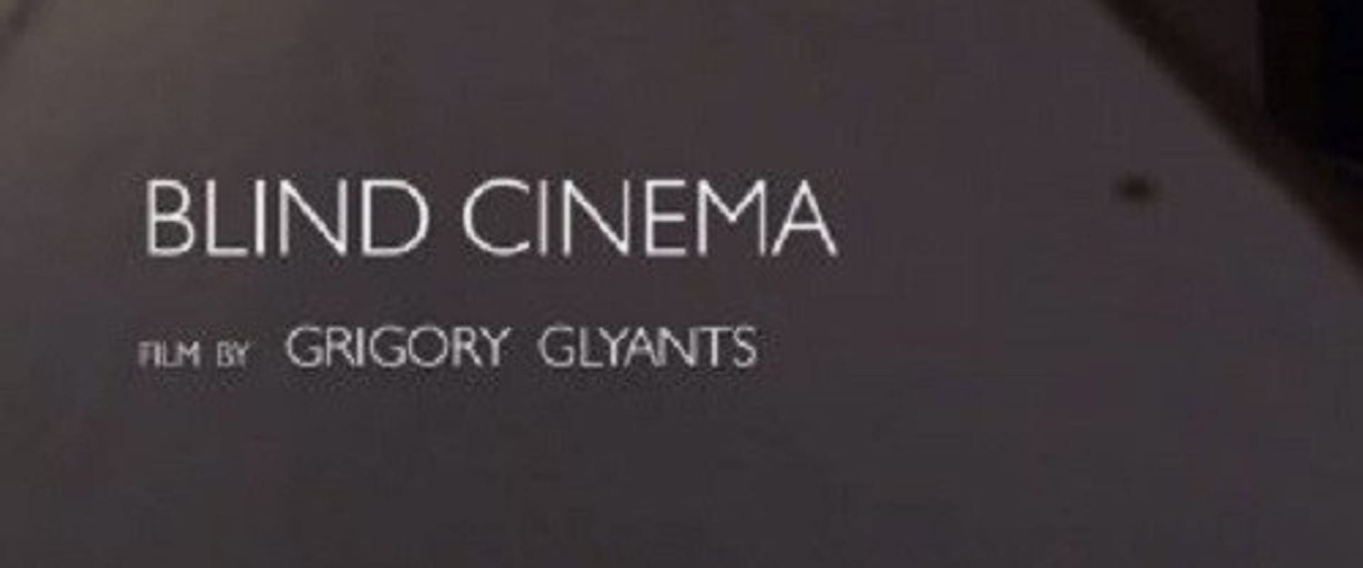 Documentary backdrop image for Blind Cinema (2017)