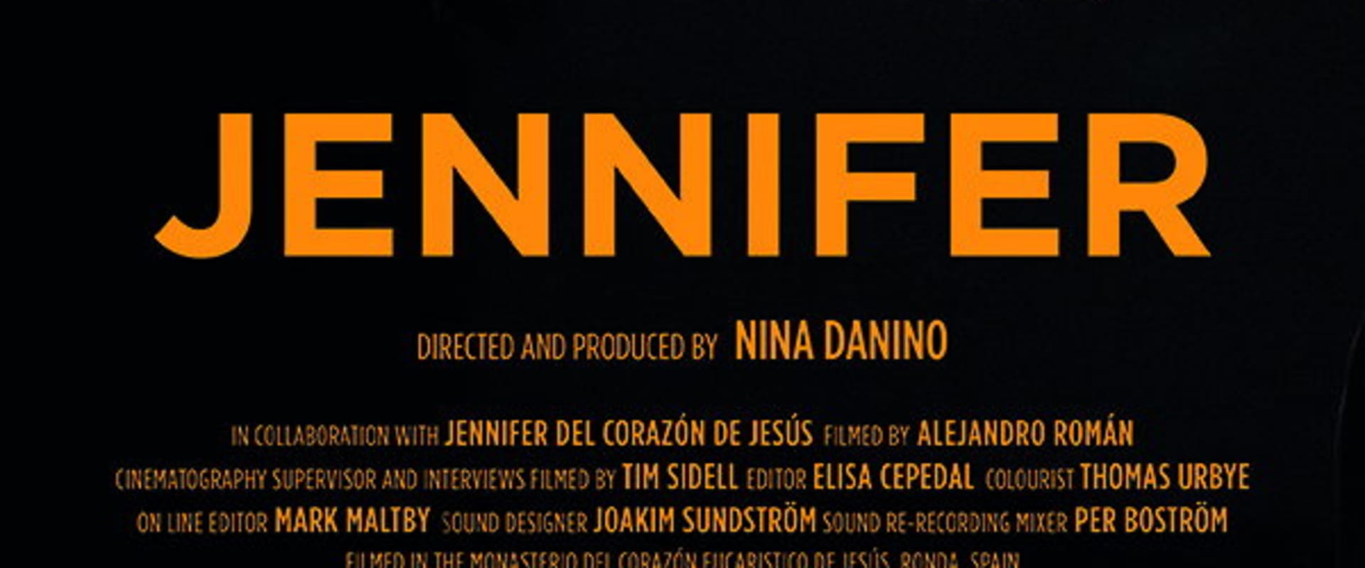 Documentary backdrop image for Jennifer (2015)