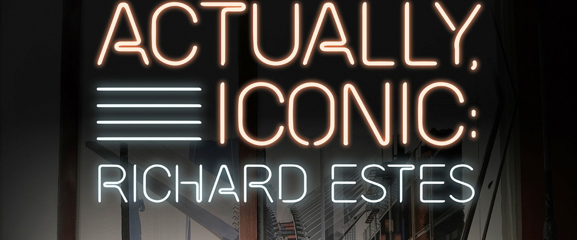 Documentary backdrop image for Actually Iconic: Richard Estes (2020)