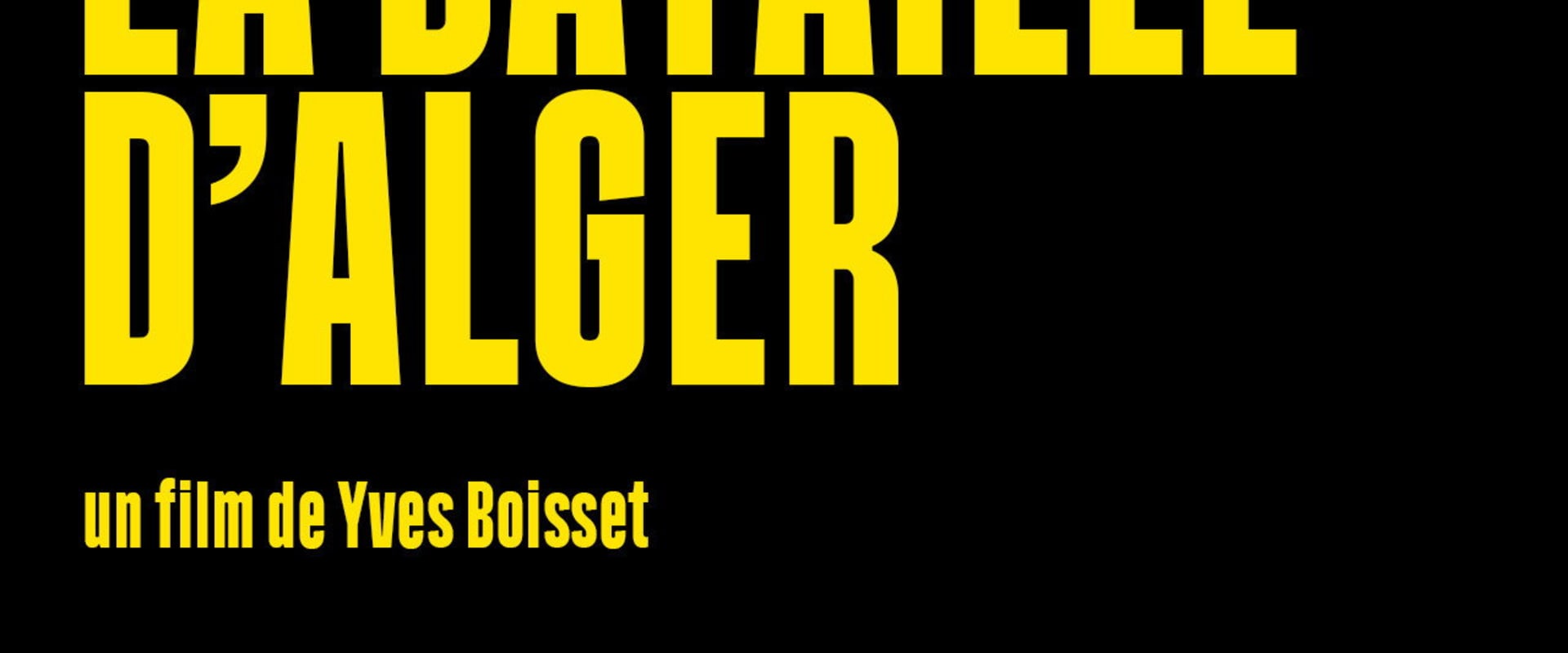 Documentary backdrop image for La Bataille d'Alger (2007)