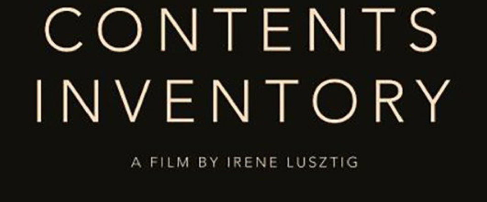 Documentary backdrop image for Contents Inventory (2022)