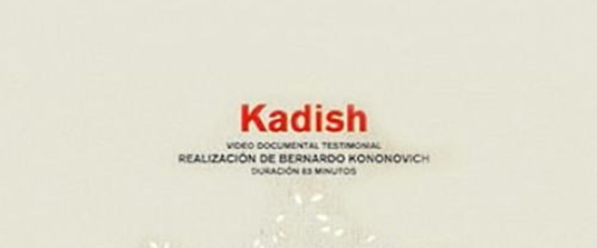 Documentary backdrop image for Kadish (2009)