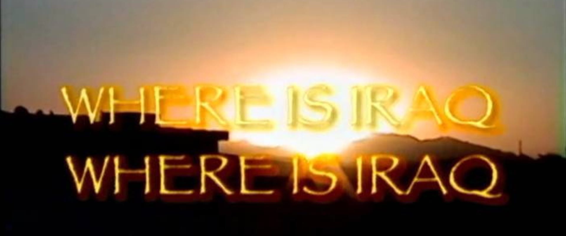 Documentary backdrop image for Where is Iraq? (2004)