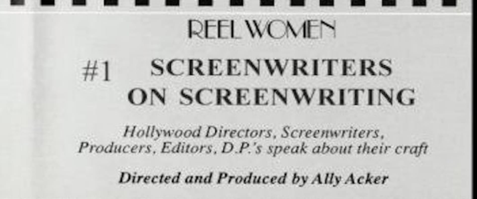 Documentary backdrop image for Screenwriters on Screenwriting (2008)