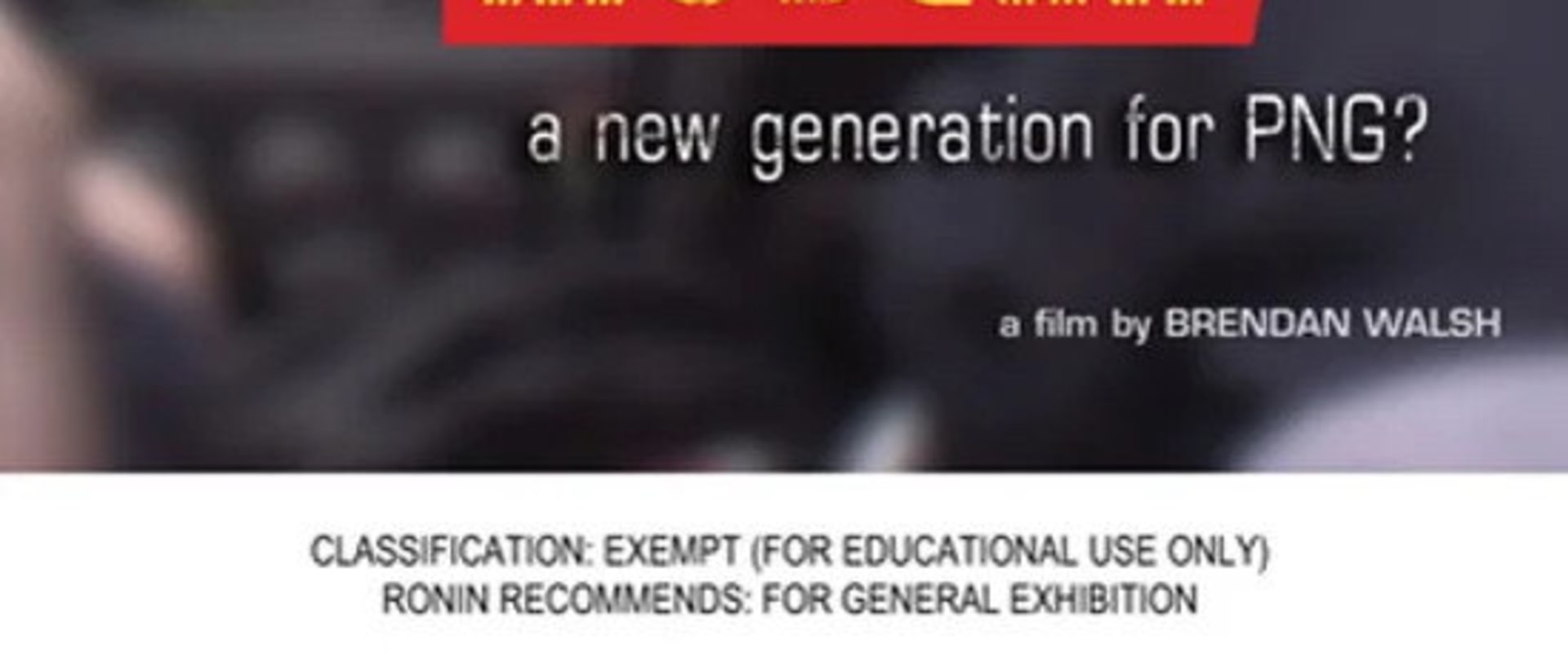 Documentary backdrop image for Moresby Modern (2009)