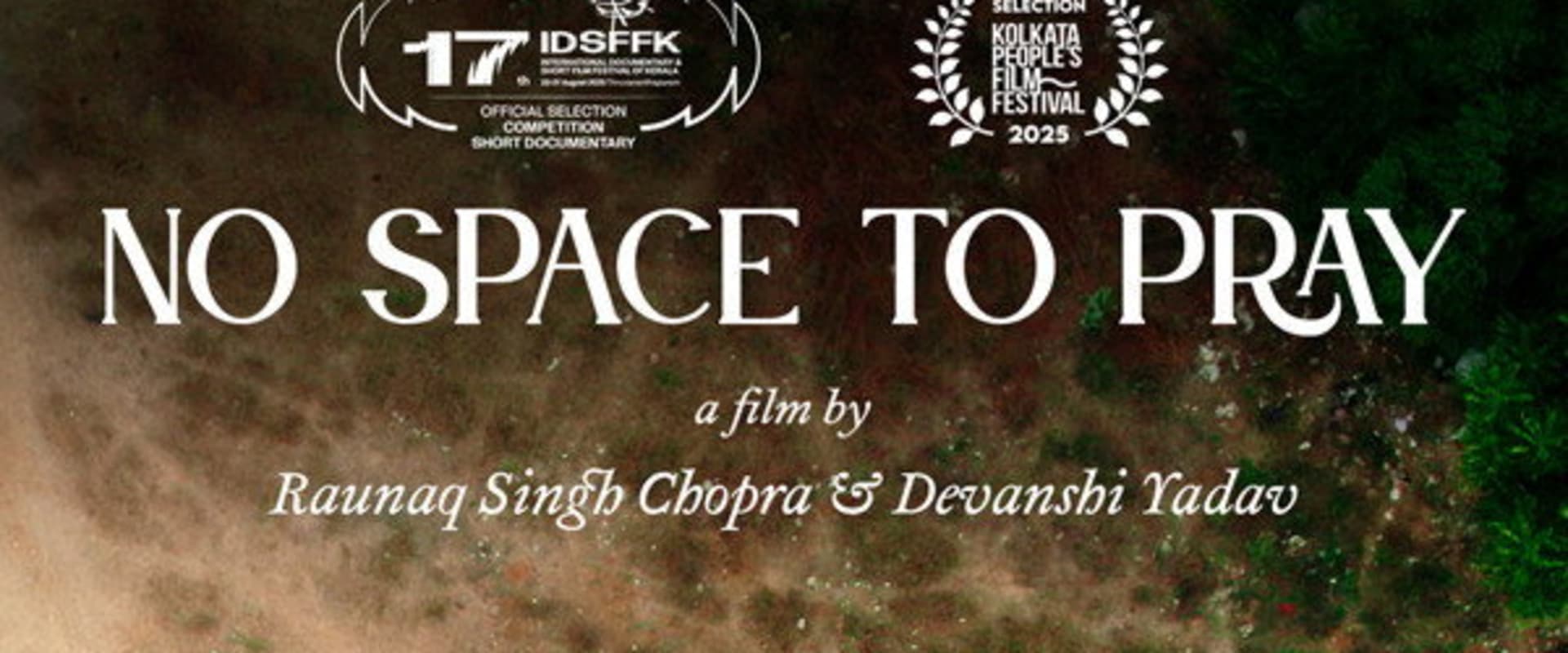 Documentary backdrop image for No Space To Pray (2025)