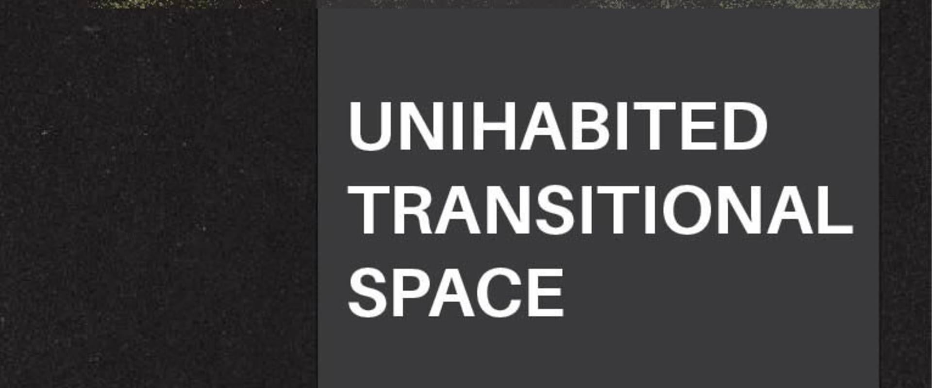 Documentary backdrop image for Uninhabited Transitional Space (2022)