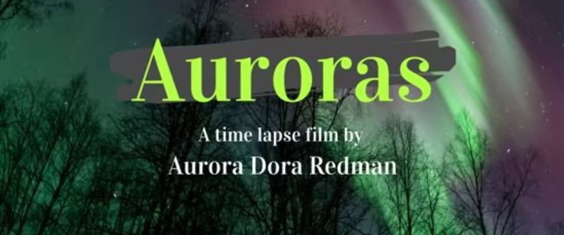 Documentary backdrop image for Auroras by Aurora Dora (2020)