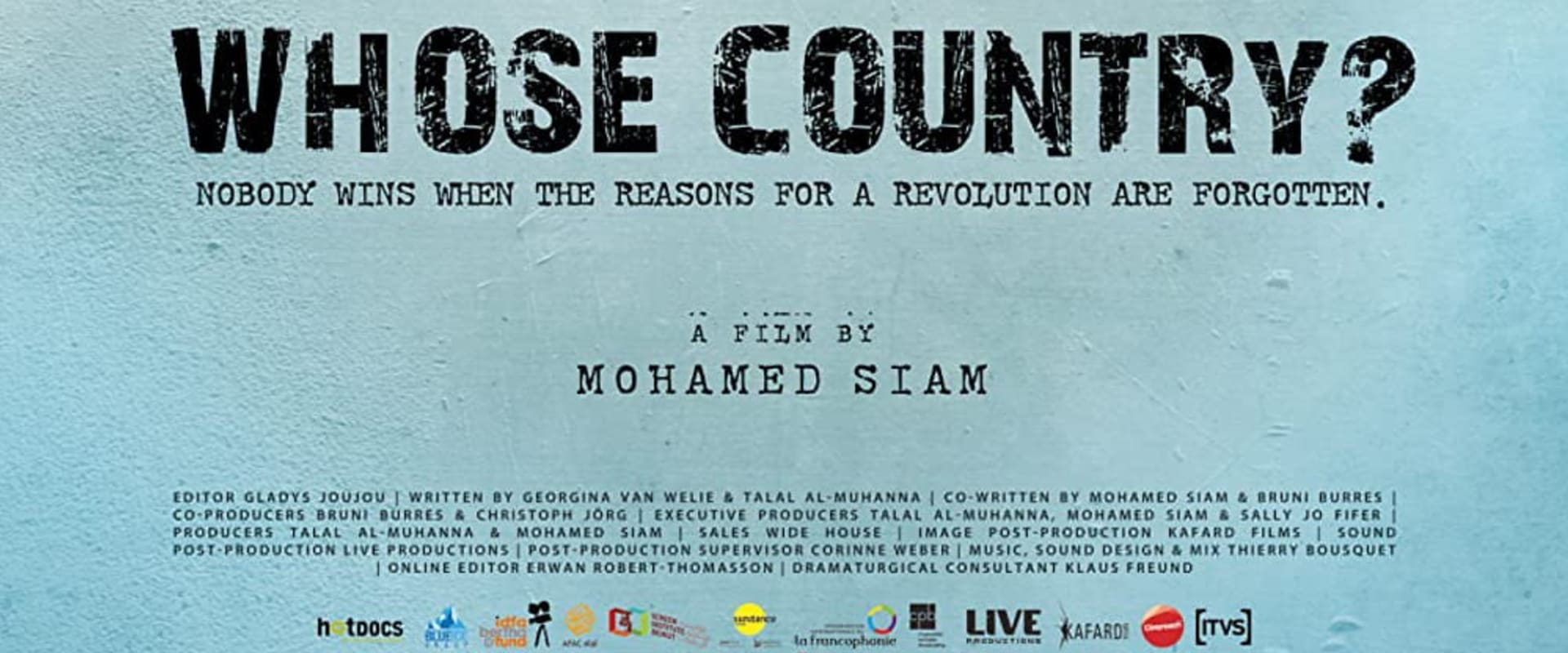 Documentary backdrop image for Whose Country? (2016)