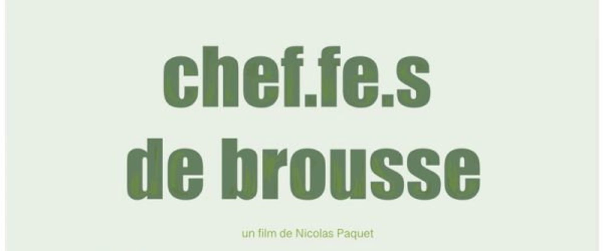 Documentary backdrop image for Chef.fe.s de brousse (2019)