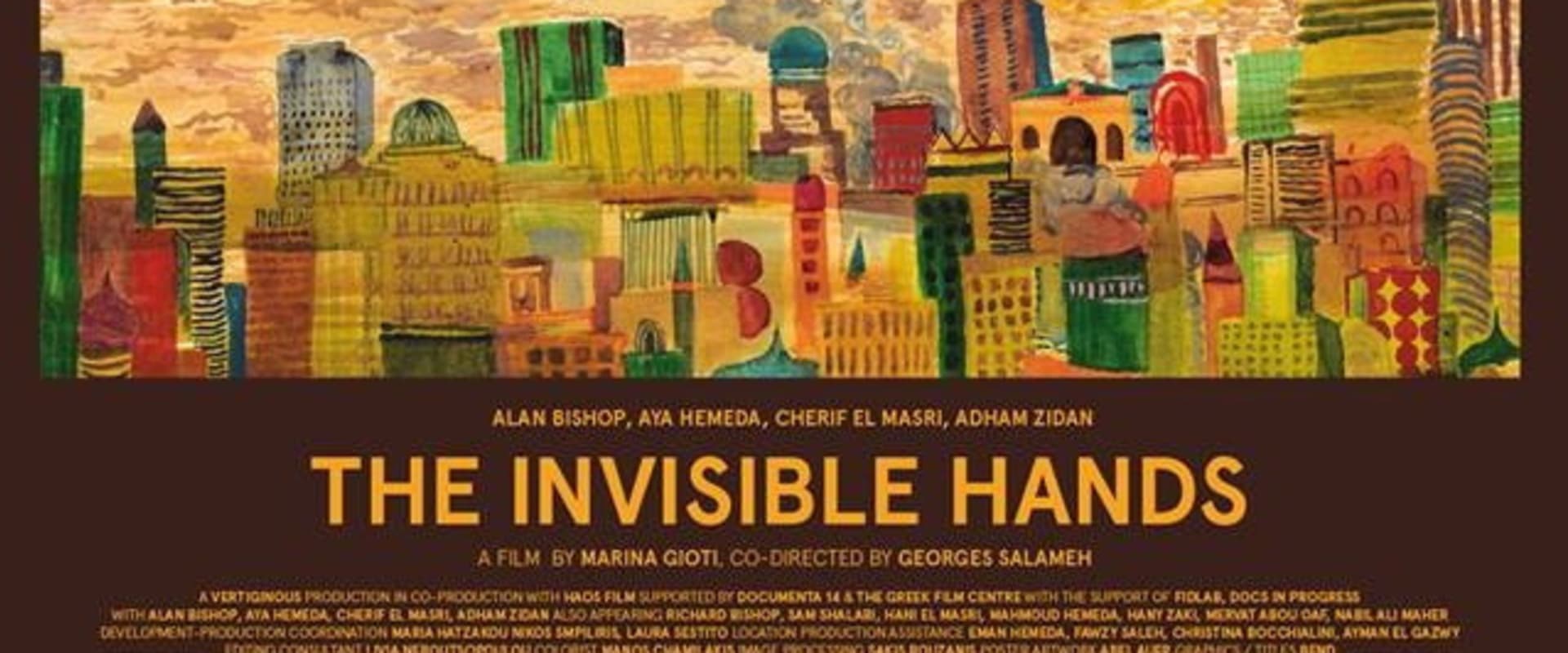 Documentary backdrop image for The Invisible Hands (2017)