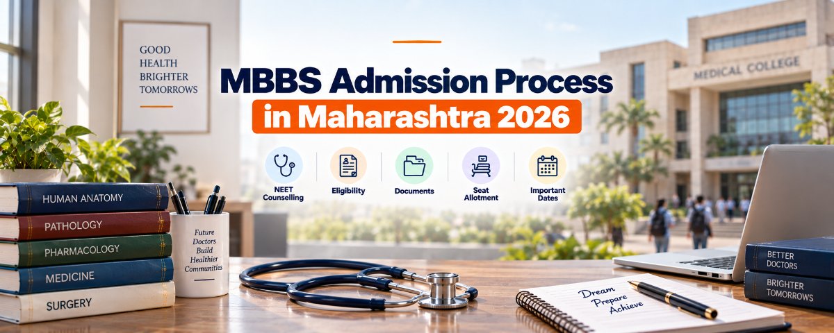 MBBS Admission Process in Maharashtra 2026: NEET Counselling, Eligibility, Documents, Seat Allotment &amp; Important Dates