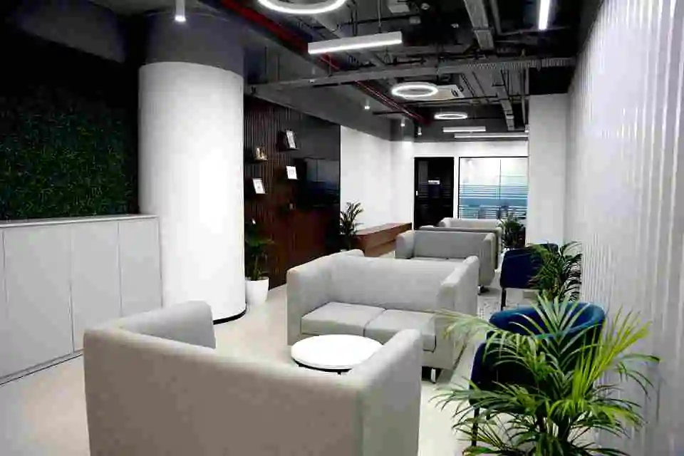 Reception and waiting area