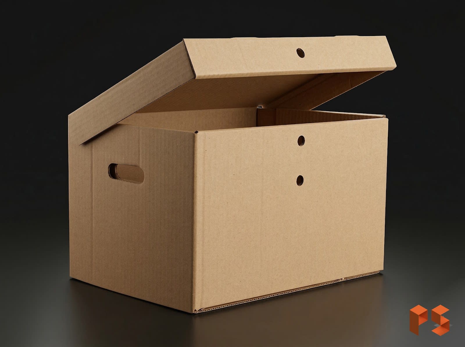 Caja P/Archivo Autoarmable 42,5x30x26 cm