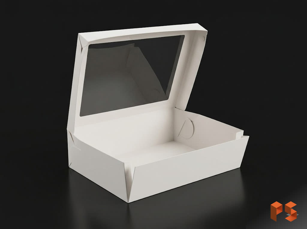 Desayuno 054 Blanca C/Visor 35x26x10 cm