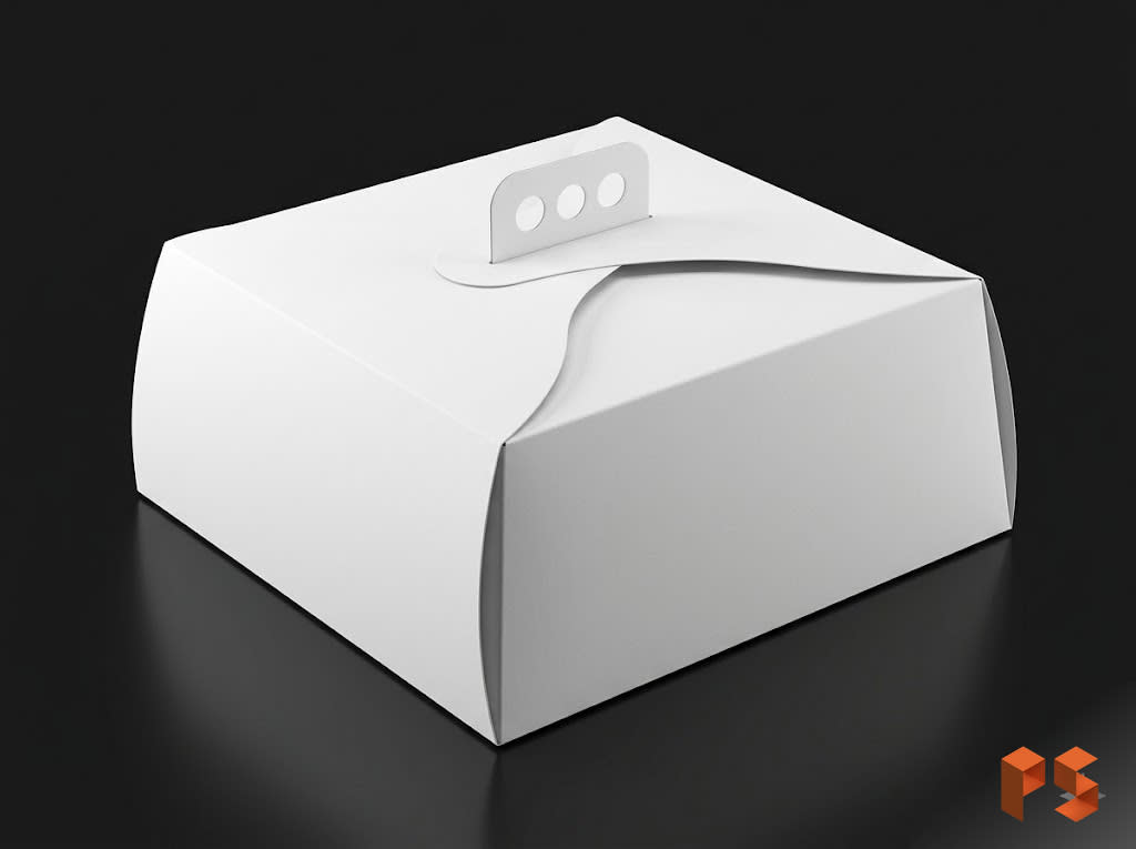 Caja Torta Cartulina 31x31x12,5 cm