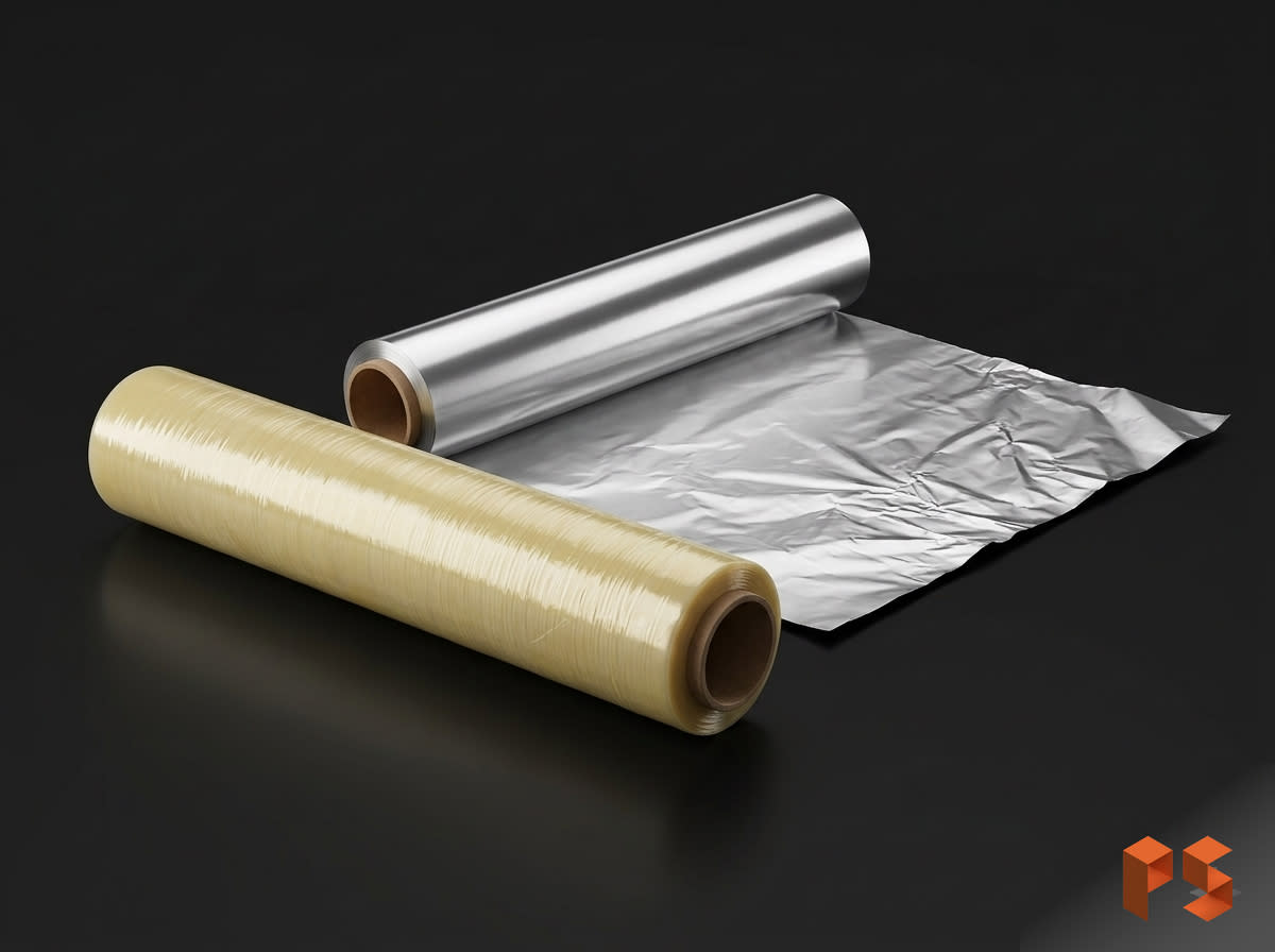 Film, aluminio y papel para alimentos