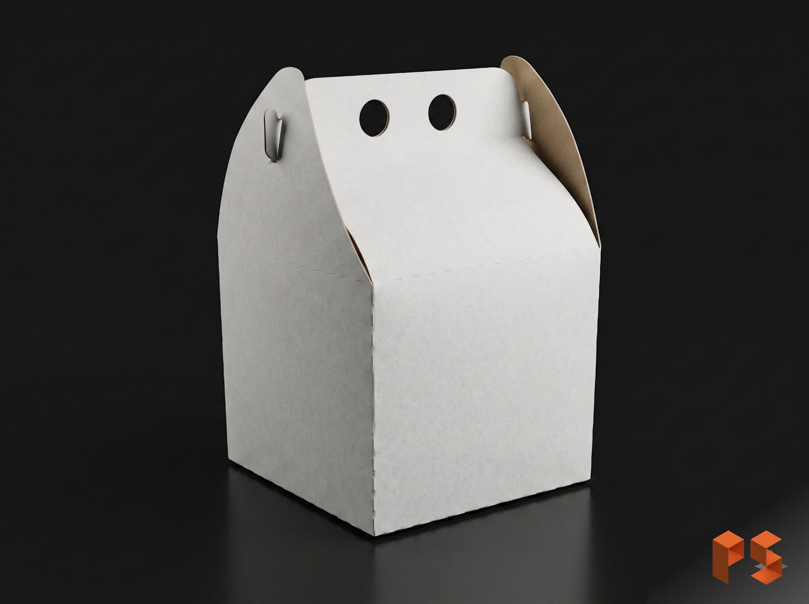 Caja Sorpresa Blanca (Cajita feliz) 11x11x10 cm