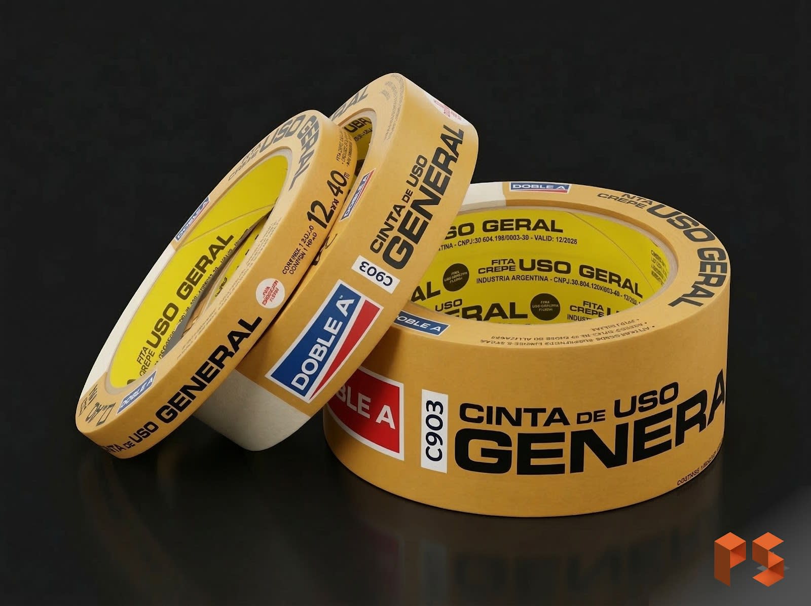Cinta de papel 903-24mm x 40m Dancan