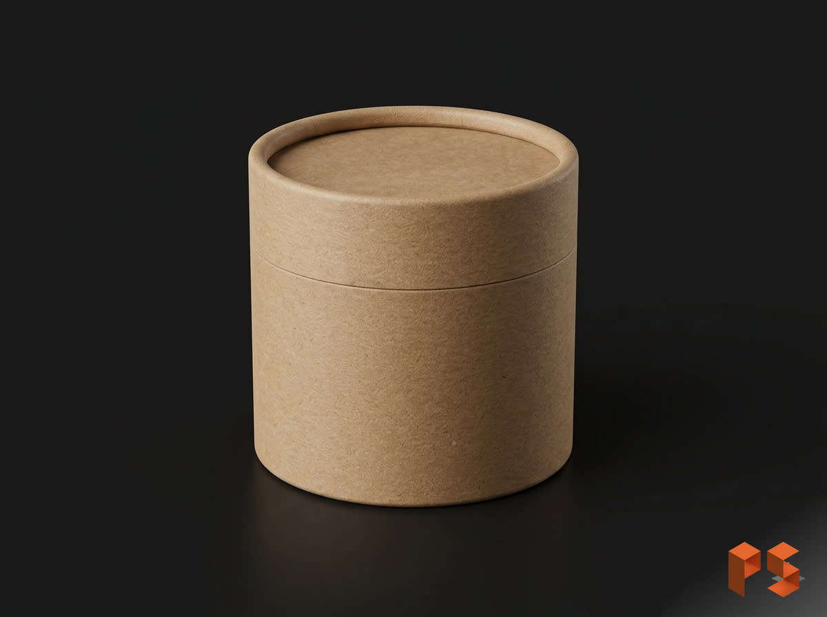 Pote Carton C/Tapa 1/2 kg 91x83 mm