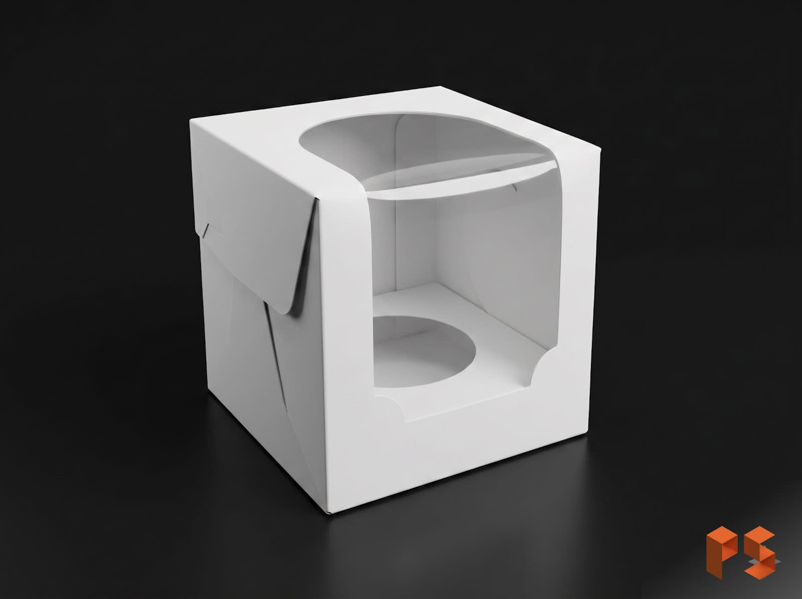 Caja Cupcake C/Visor 035