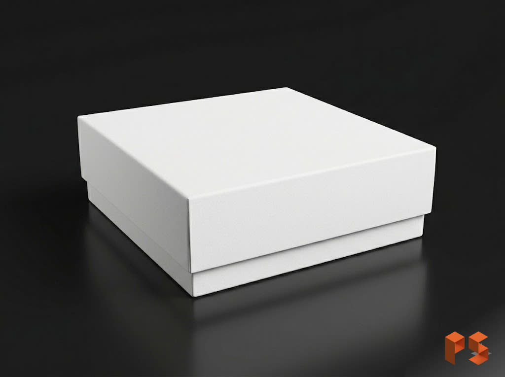Caja B 003 cuadrada gde 10x10x3 cm